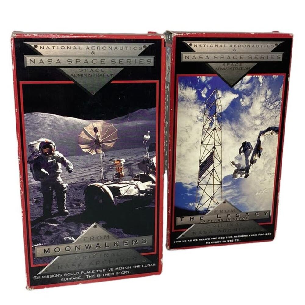 National Aeronautics NASA Space Series Space Administration VHS Bundle